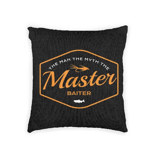 Fishing - Master Baiter Woven Pillows