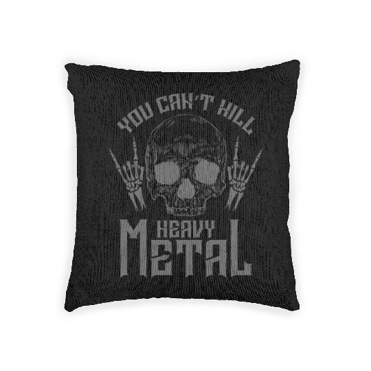 You can't killing Heavy Metal Music Band Woven Pillows