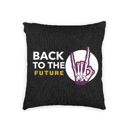 Back to the future Woven Pillows