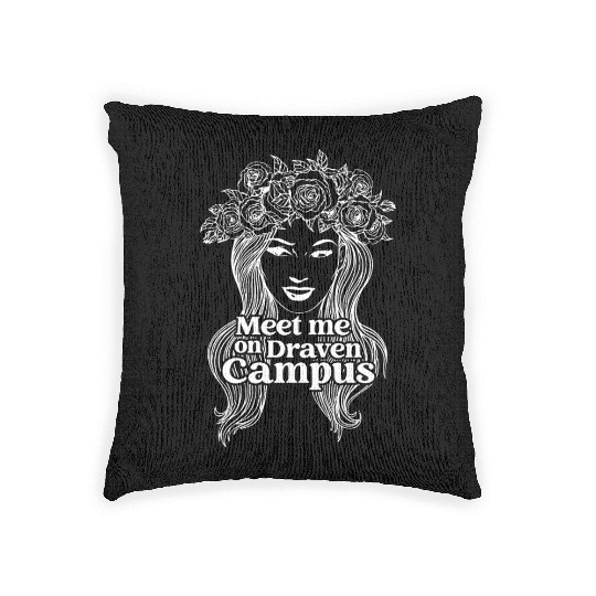 Meet Me On Draven Campus Apparel Woven Pillows