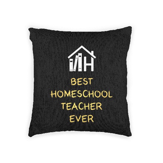 Best Homeschool Teacher Woven Pillows