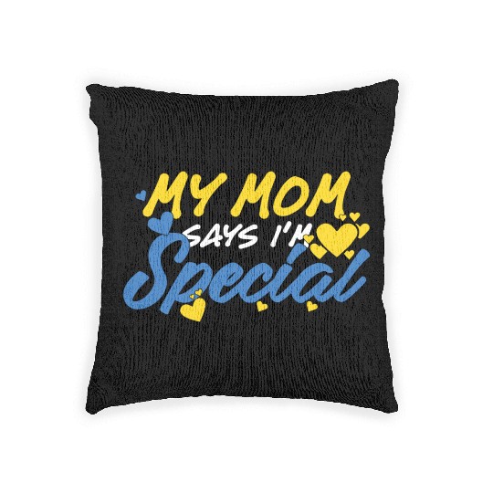 Down Syndrome Awareness Special Education Gifts Woven Pillows