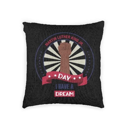 Martin Luther King Jr. Day Woven Pillows