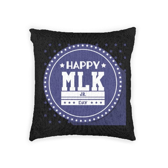 Martin Luther king jr. day Woven Pillows