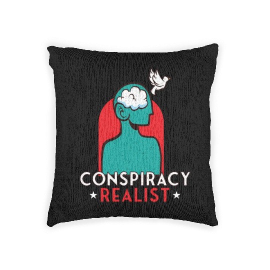 Conspiracy Theories Conspiracy Theorist Freemason Woven Pillows