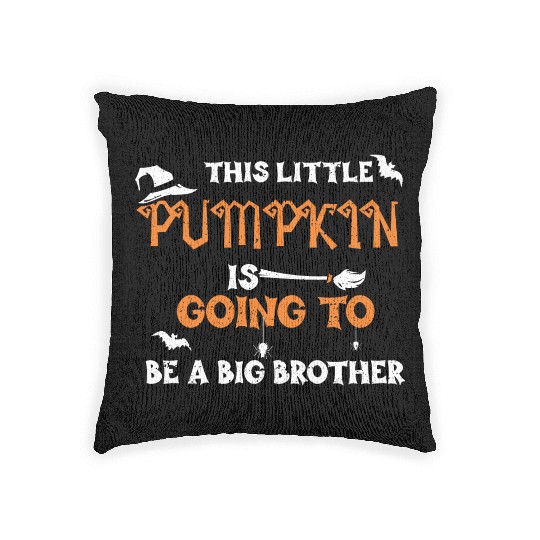 This Little Pumpkin Is Going To... Woven Pillows