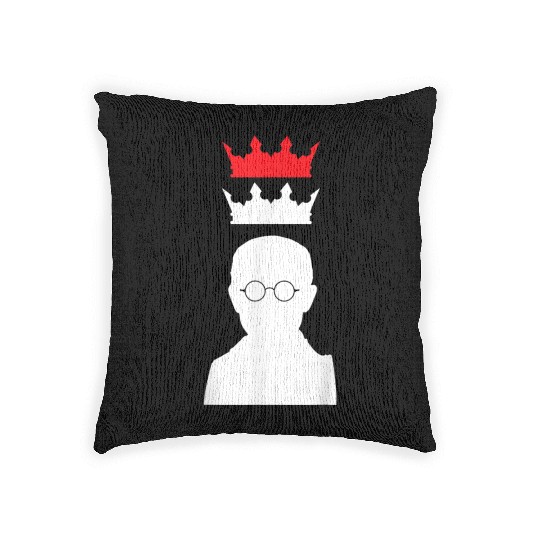 St Maximilian Kolbe Two Crowns Catholic Saint Gift Woven Pillows