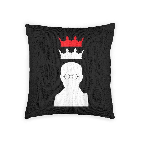 St Maximilian Kolbe Two Crowns Catholic Saint Gift Woven Pillows