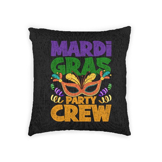 Mardi Gras - Party Crew Woven Pillows