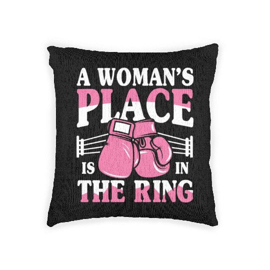 Boxers Never Use Switches They Punch Lights Out Woven Pillows