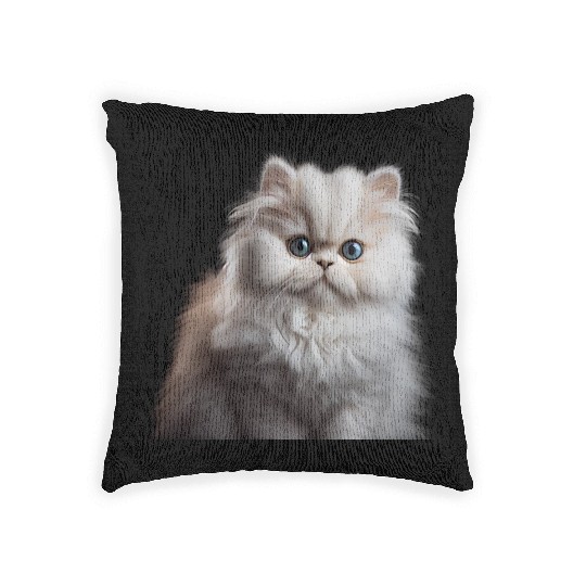 Persian Cat - A Sweet Gift Idea For All Cat Woven Pillows