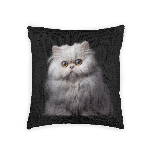 Persian Cat - A Sweet Gift Idea For All Cat Woven Pillows