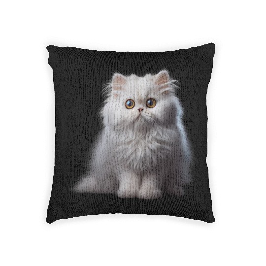 Persian Cat - A Sweet Gift Idea For All Cat Woven Pillows