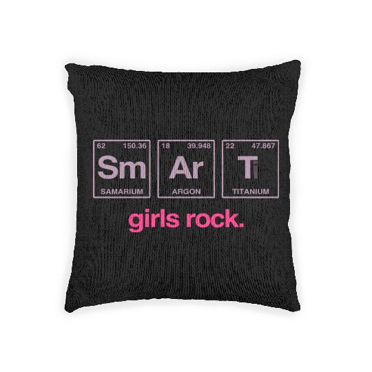 SMART GIRLS ROCK - Elements Periodic Table Woven Pillows