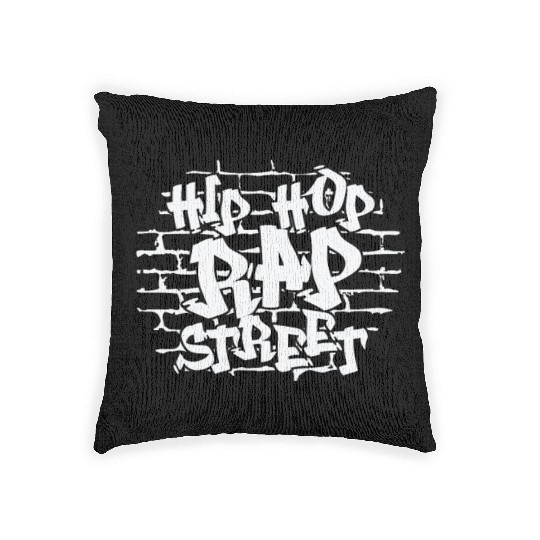 Hip Hop Rap Street Direction Rap Woven Pillows