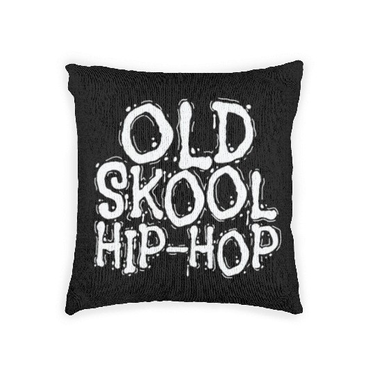 Old Skool Hip Hop Music Direction Rap Woven Pillows