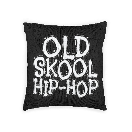 Old Skool Hip Hop Music Direction Rap Woven Pillows