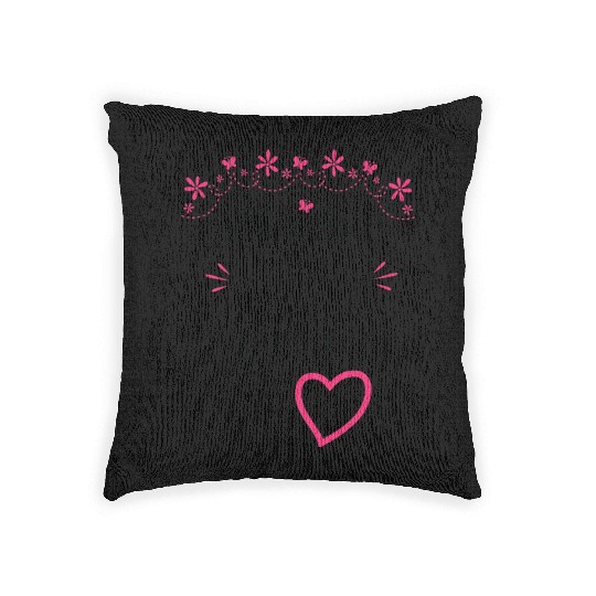 Love with My WIFE Cute Valentine day Mom to Be Val Woven Pillows