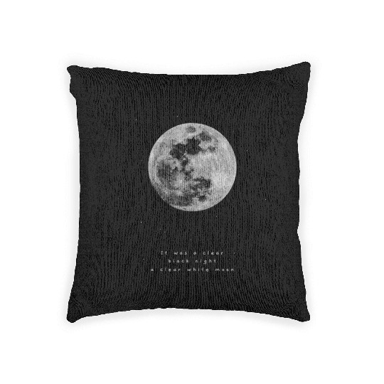 Rap Hip Hop 90s Old School Lyrics Woven Pillows Moon RnB