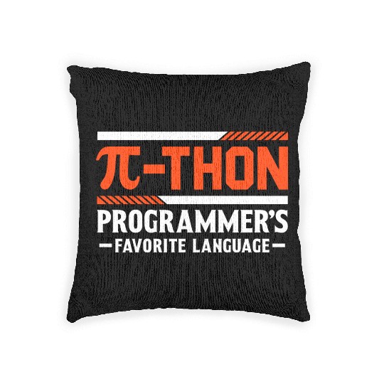 Funny Pi Day Woven Pillows Programmer Woven Pillows for Pi Day 3 14