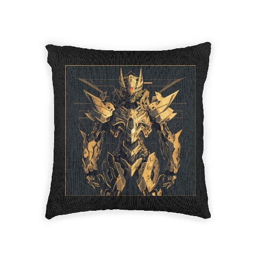 Gold Mecha Woven Pillows