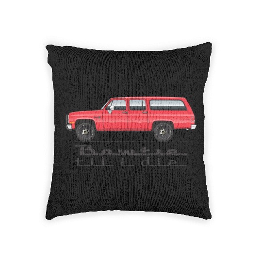 bowtie Cardinal Red Woven Pillows