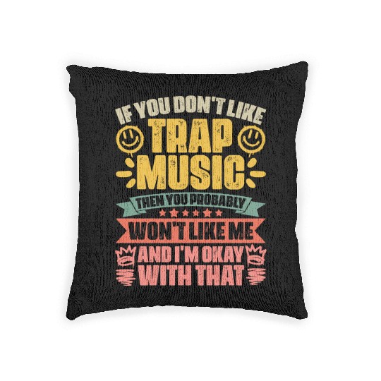 Retro Trap Music Trapping A Trap Vibes Trap Music Woven Pillows