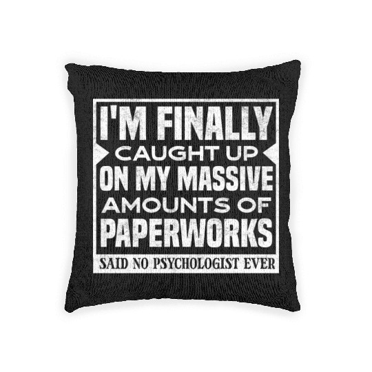 Psychologist, psychiatrist, psychoanalyst Woven Pillows
