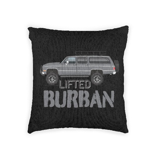 BURBAN Charcoal Woven Pillows