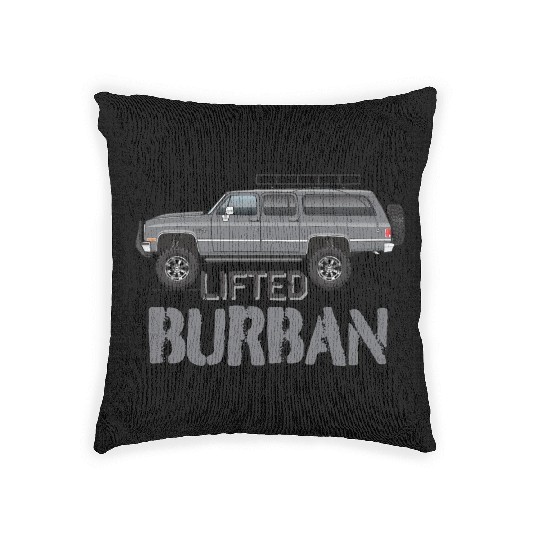 BURBAN Charcoal Woven Pillows