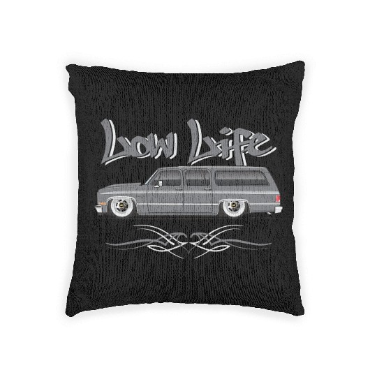 LOWLIFE Charcoal Woven Pillows