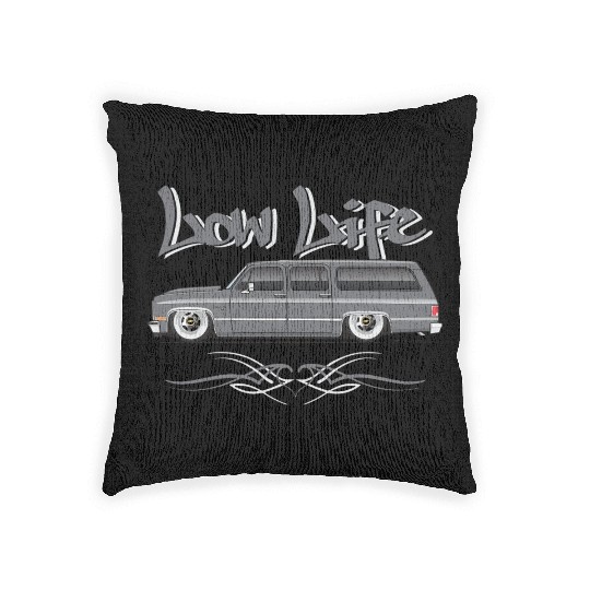 LOWLIFE Charcoal Woven Pillows