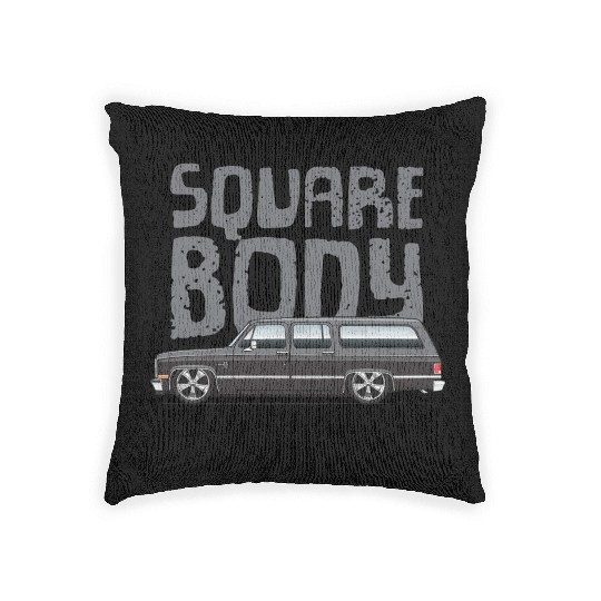 SQUARE Charcoal Woven Pillows