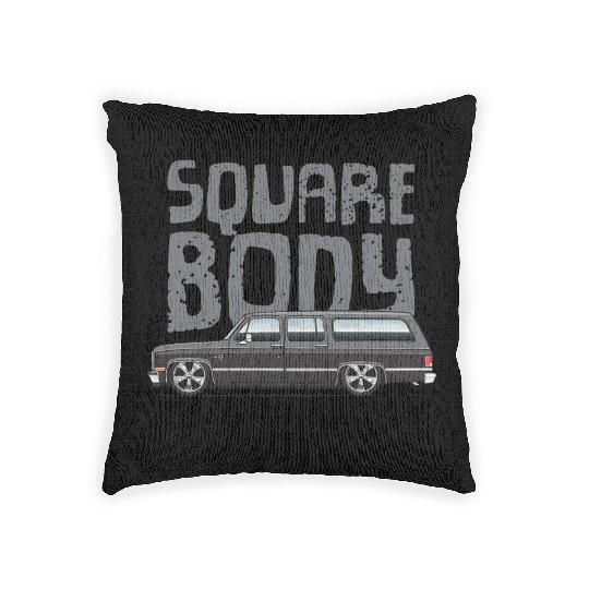 SQUARE Charcoal Woven Pillows