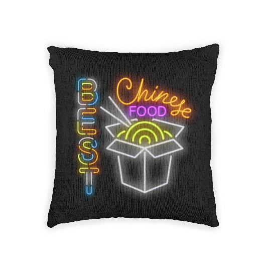 Best Chinese Food Woven Pillows