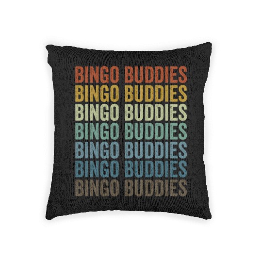 Bingo Buddies Bingo Player Bingo Buddies Woven Pillows