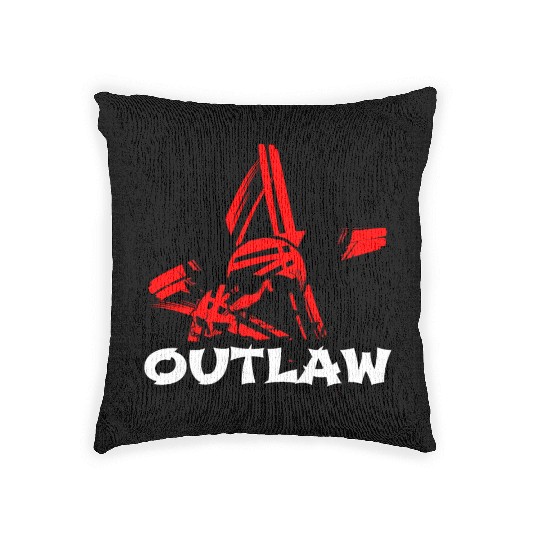 Skull - Bad Ass - Outlaw Woven Pillows
