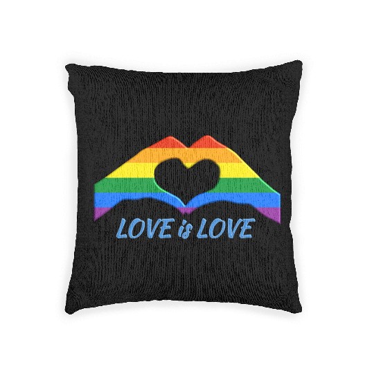Love is Love 2 Woven Pillows