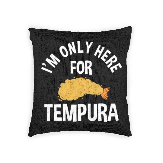 Funny Tempura Shrimp Woven Pillows