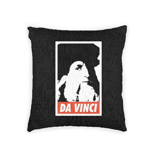 Leonardo Da Vinci Woven Pillows
