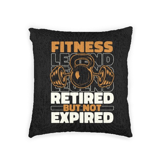 Fitness Workout Gym Retired Woven Pillows