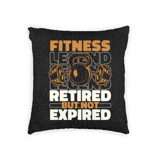 Fitness Workout Gym Retired Woven Pillows