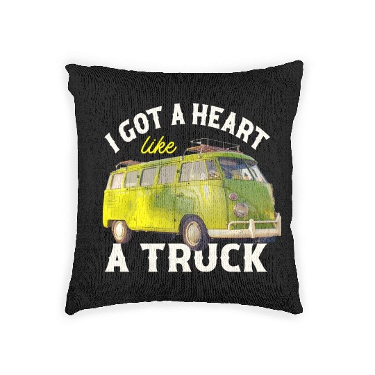 I Got A Heart Like A Truck Woven Pillows