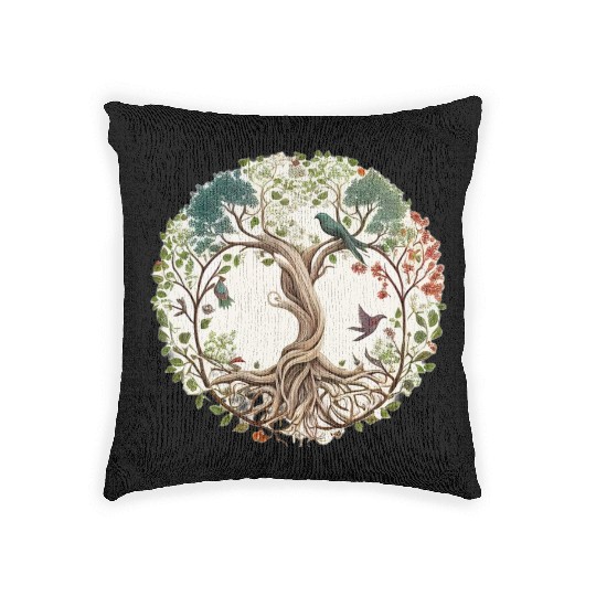 Tree of Life Woven Pillows