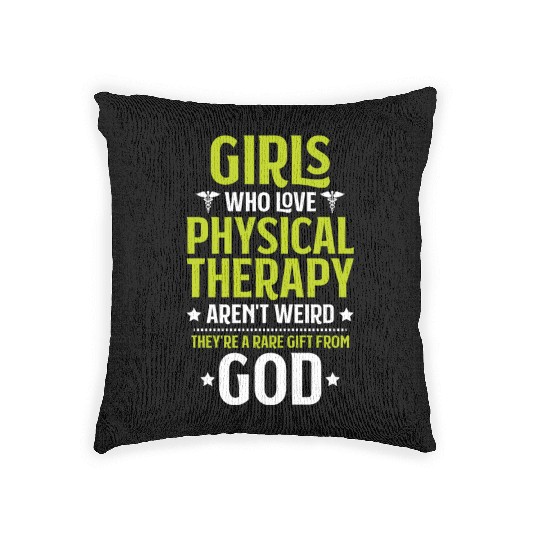 Physical Therapist Physical Therapy Physiotherapy Woven Pillows