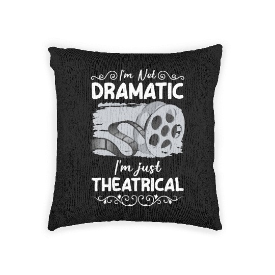 Actress Stage Drama Club Woven Pillows