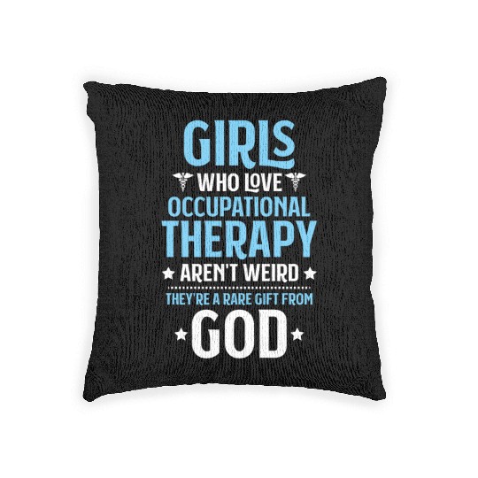Occupational Therapist Occupational Therapy OT Woven Pillows