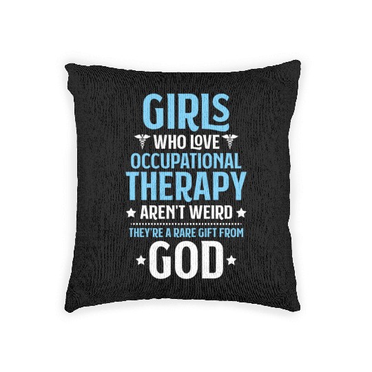 Occupational Therapist Occupational Therapy OT Woven Pillows