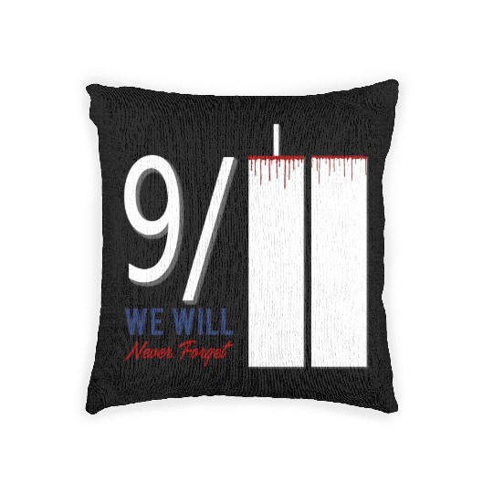 Patriot Day 9 11 Twin Towers New York USA Amerika Woven Pillows