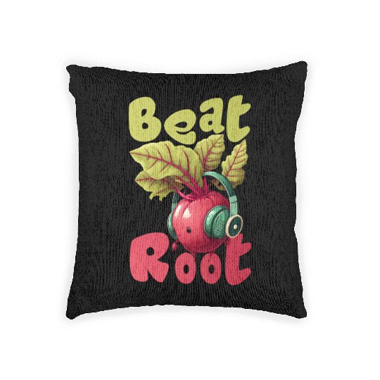 Beat Root Woven Pillows